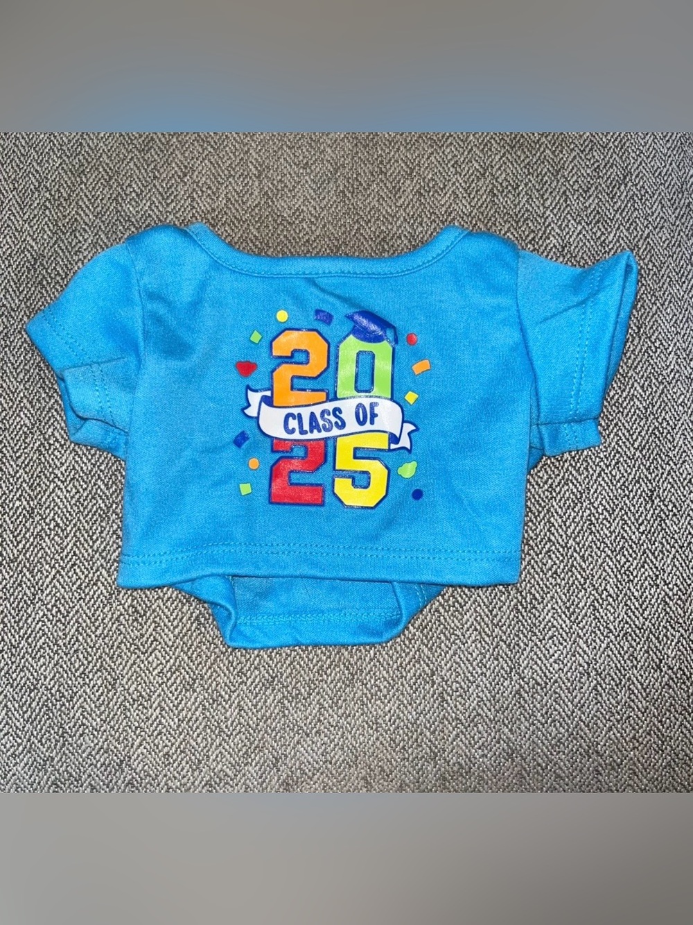 Build a Bear Workshop Blue Class of 2025 T-Shirt NWOT